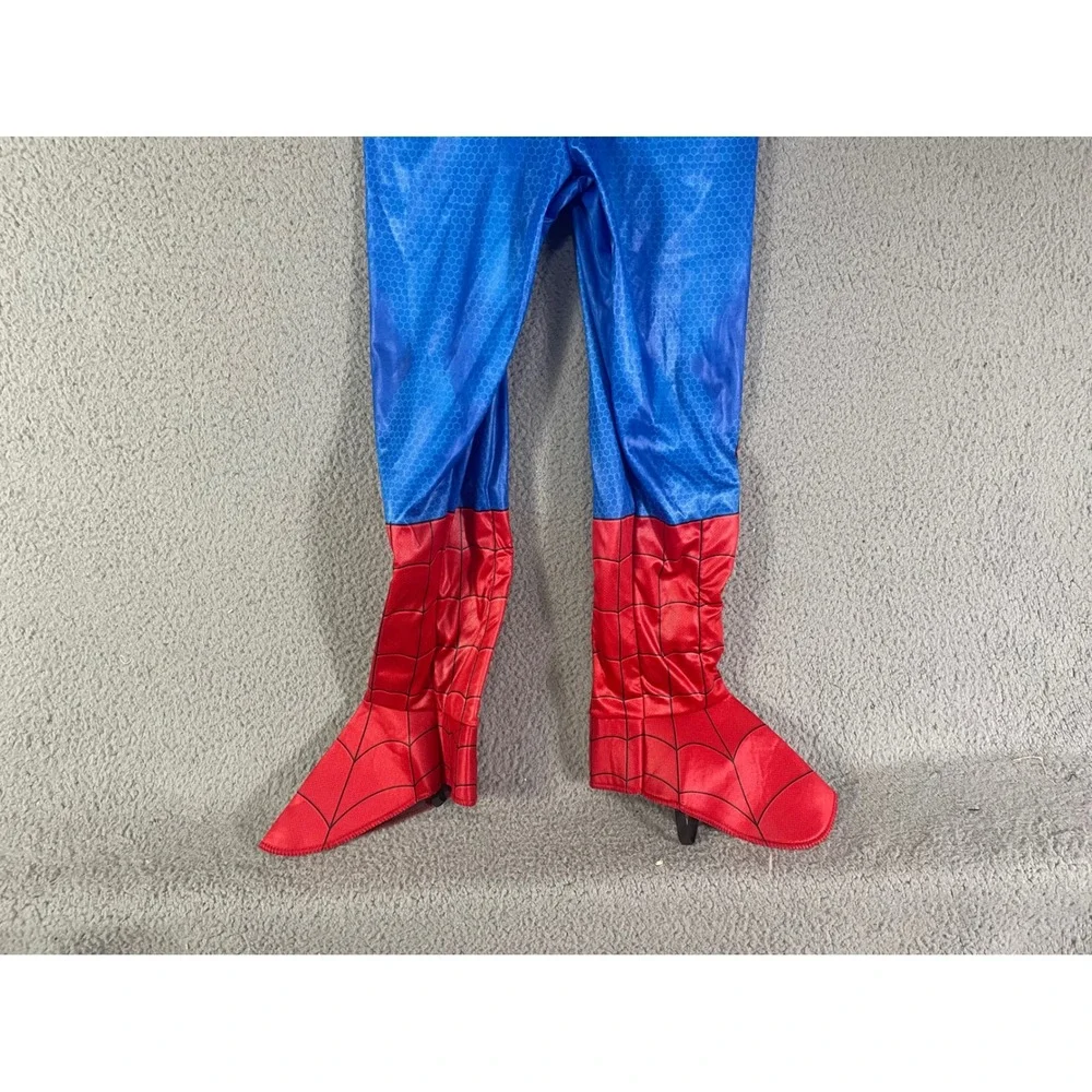 Spider-Man Costume Kids Medium 8-10 Marvel Jazwares Jumpsuit Mask Halloween
